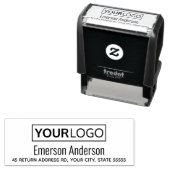カスタムロゴ差出人住所又は文字 セルフインキングスタンプ (インサイチュ)