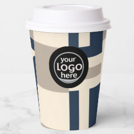 カスタムロゴ幾何学的紙カップ 紙コップ