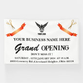 カスタムロゴ店グランドオープニング 横断幕 (横)