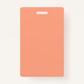 カスタムロゴ従業員の写真ID |ピーシー・コーラル バッジ (裏面)