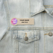 カスタムロゴ従業員の磁気または安全ピンサンディ 名札 (インサイチュ)