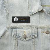 カスタムロゴ従業員の磁気ピンまたは安全ピン 名札 (インサイチュ)