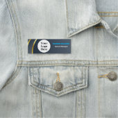 カスタムロゴ従業員の磁気ピンまたは安全ピン 名札 (インサイチュ)