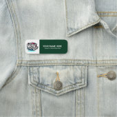 カスタムロゴ従業員の磁気ピンまたは安全ピン 名札 (インサイチュ)