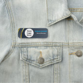 カスタムロゴ従業員の磁気ピンまたは安全ピン 名札 (インサイチュ)