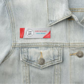 カスタムロゴ従業員の磁気ピンまたは安全ピン 名札 (インサイチュ)