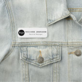 カスタムロゴ従業員の磁気ピンまたは安全ピン 名札 (インサイチュ)