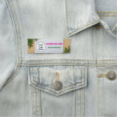 カスタムロゴ従業員の磁気ピンまたは安全ピン 名札 (インサイチュ)