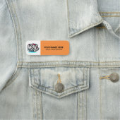 カスタムロゴ従業員の磁気ピンまたは安全ピン 名札 (インサイチュ)