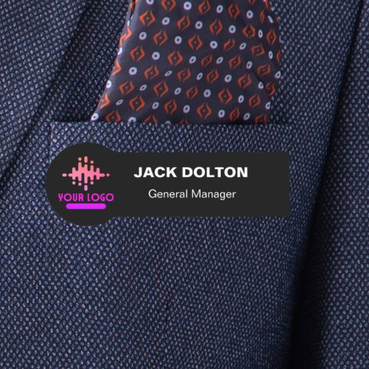 カスタムロゴ従業員の磁気ピンまたは安全ピン 名札