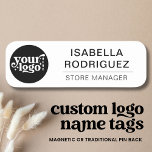 カスタムロゴ従業員の磁気ピンまたは安全ピン 名札<br><div class="desc">従業員のブランド名タグを探すこのロゴカスタム従業員の磁気または安全ピン名タグをチェックアウト。デザインツールを使用すると、ロゴや詳細を簡単にカスタマイズ追加したり、さらに追加したりできます。ハッピーブランディング!</div>