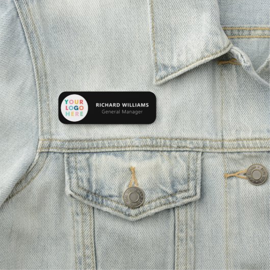 カスタムロゴ従業員の磁気ピンまたは安全ピン 名札 (インサイチュ)