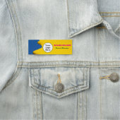 カスタムロゴ従業員の磁気ピンまたは安全ピン 名札 (インサイチュ)