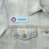 カスタムロゴ従業員の磁気ピンまたは安全ピン 名札 (インサイチュ)