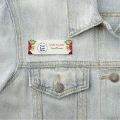 カスタムロゴ従業員の磁気ピンまたは安全ピン 名札 (インサイチュ)