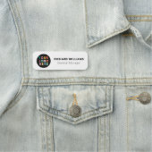 カスタムロゴ従業員の磁気ピンまたは安全ピン 名札 (インサイチュ)