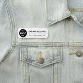 カスタムロゴ従業員の磁気ピンまたは安全ピン 名札 (インサイチュ)