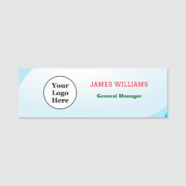 カスタムロゴ従業員の磁気ピンまたは安全ピン 名札