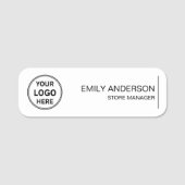 カスタムロゴ従業員の磁気安全ピン 名札 (正面)