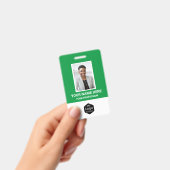 カスタムロゴ従業員フォトグパーソナライズされたリーン バッジ (Handheld)