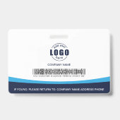 カスタムロゴ従業員ブ企業のルー バッジ (裏面)