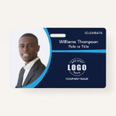 カスタムロゴ従業員ブ企業のルー バッジ (正面)