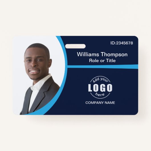 カスタムロゴ従業員ブ企業のルー バッジ (正面)