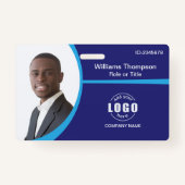 カスタムロゴ従業員ブ企業のルー バッジ (正面)