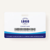 カスタムロゴ従業員ブ企業のルー バッジ (裏面)