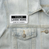 カスタムロゴ従業員名タグ磁気またはピンバック 名札 (インサイチュ)