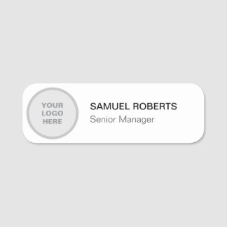 カスタムロゴ従業員名タグ – 磁気またはピン 名札