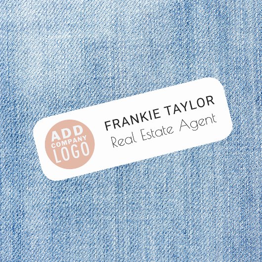 カスタムロゴ従業員磁気不動産仲介業者 名札