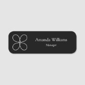 カスタムロゴ従業員 名札 (正面)