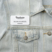 カスタムロゴ従業員 名札 (インサイチュ)