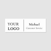 カスタムロゴ従業員 名札 (正面)