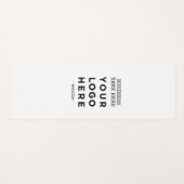 カスタムロゴ手作りWebサイト任意の色 ヨガマット (正面(横))