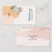 カスタムロゴ抽象芸術ミニマルBoho名刺 名刺 (正面/裏面)