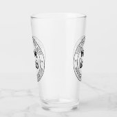 カスタムロゴ文字会社ガラステンプレート タンブラーグラス (右)