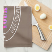 カスタムロゴ文字会社キッチンタオル キッチンタオル (四つ折り)