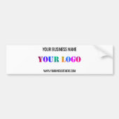 カスタムロゴ文字会社バンパーステッカー バンパーステッカー (正面)