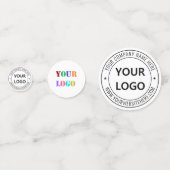 カスタムロゴ文字会社パーティー紙吹雪 コンフェッティ (裏面)