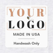 カスタムロゴ文字及び国服衣 ラベル (デザイン2)