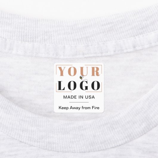 カスタムロゴ文字及び国服衣 ラベル (貼付)