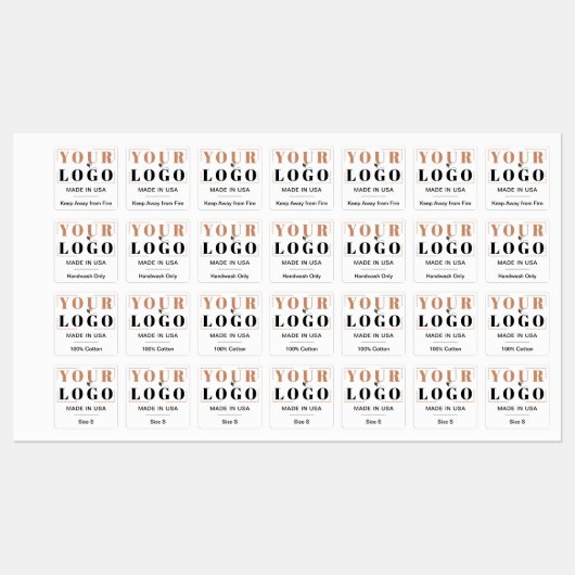 カスタムロゴ文字及び国服衣 ラベル (シート)