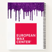 カスタムロゴ業務グリッター ノートブック (裏面)