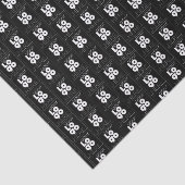 カスタムロゴ模様ブラックティッシュペーパー 薄葉紙 (詳細)