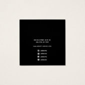 カスタムロゴ正方形ホワイトイヤリングディスプレイの追加 (裏面)