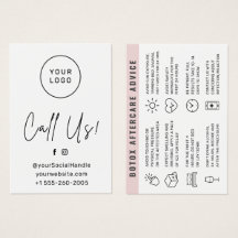 カスタムロゴ注入後介護指示カード