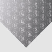 カスタムロゴ灰色のグラデーションのビジネス包装 薄葉紙 (詳細)