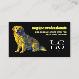 カスタムロゴ犬サービスペット名刺 名刺